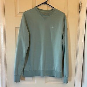 SALE Men's Blue Organic Jagk Crewneck Sweater Size L